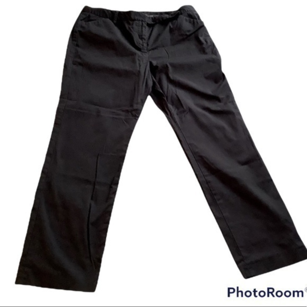 Kate Hill Khaki Black Pants Size 10P